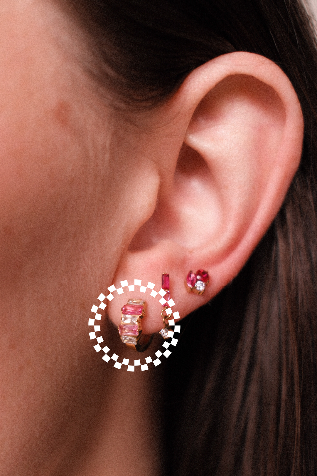 Aurora Titanium Hoops