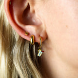 Lemonade Enamel Hoop Charm