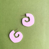 Spiral Acrylic Hoops