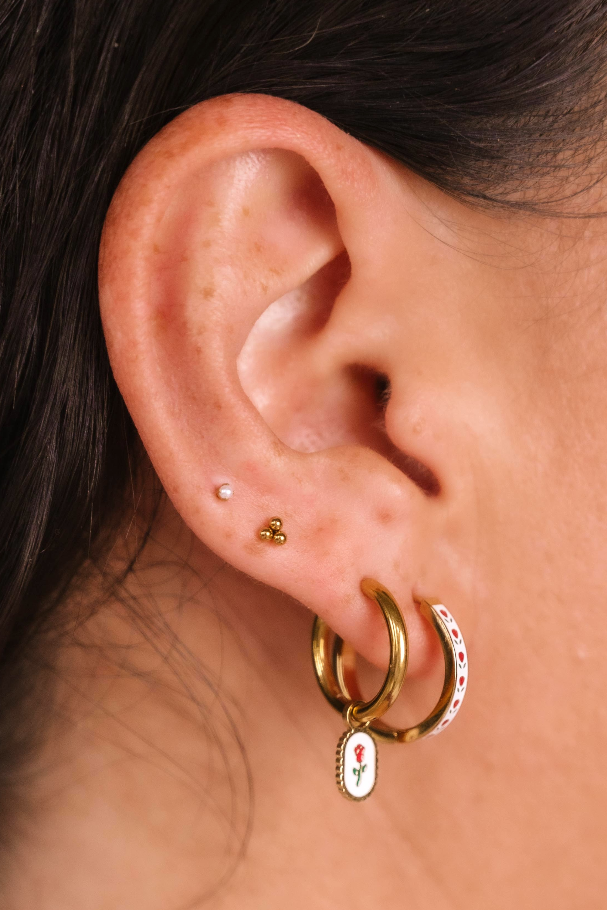 Mini Pearl Flat Back Stud