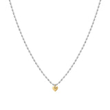Mixed Signals Heart Necklace