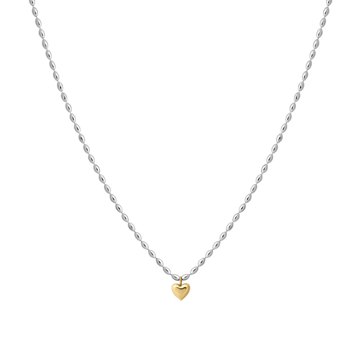 Mixed Signals Heart Necklace