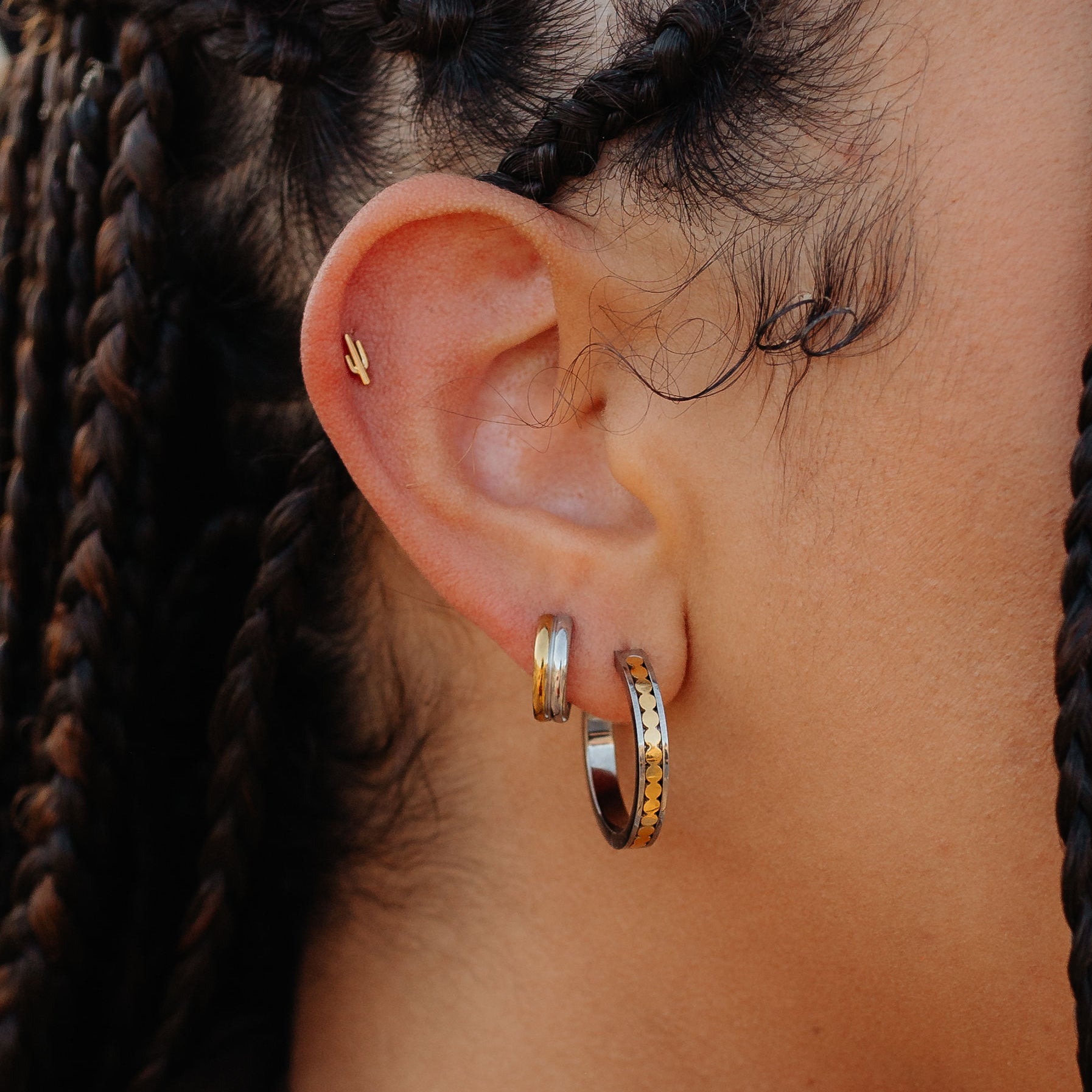 Outlaw Titanium Hoops