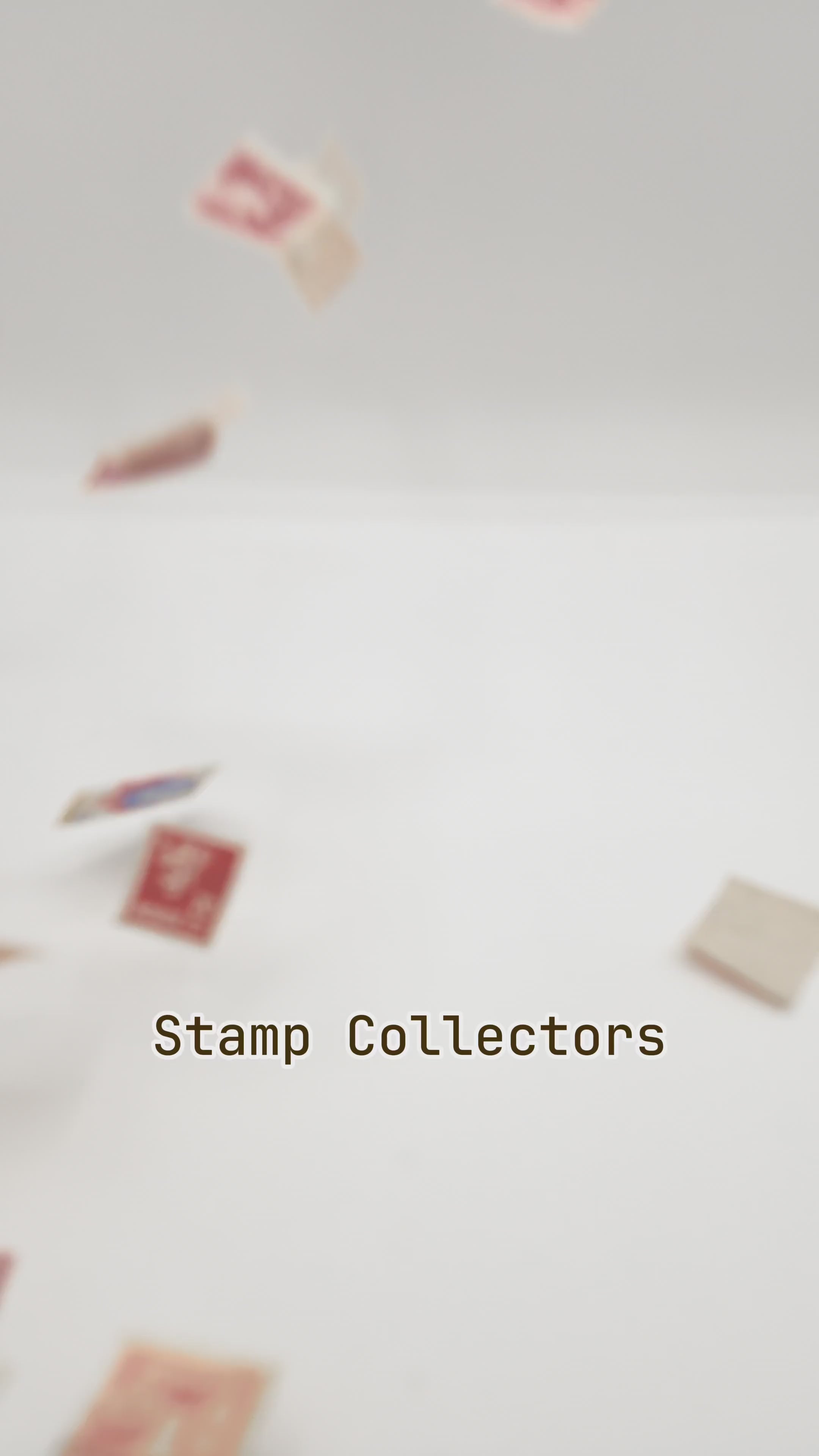 Postage Stamp Flat Back Stud