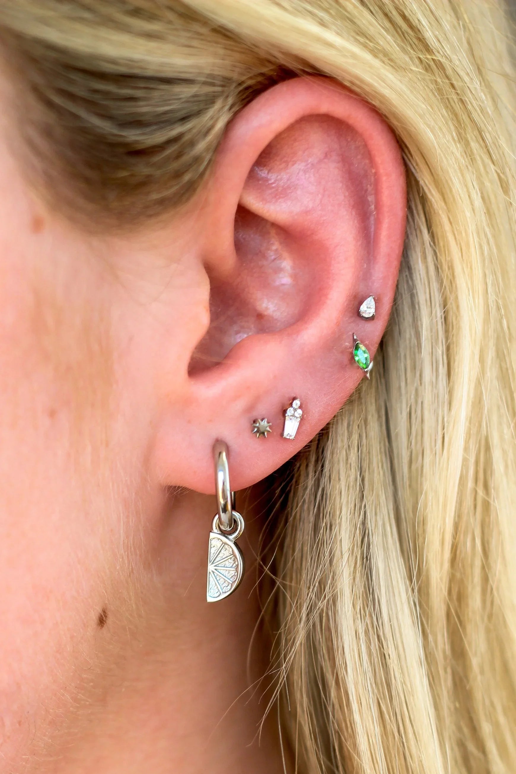 Whipped Cream On Top Flat Back Stud