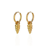 Spiral Shell Hoops