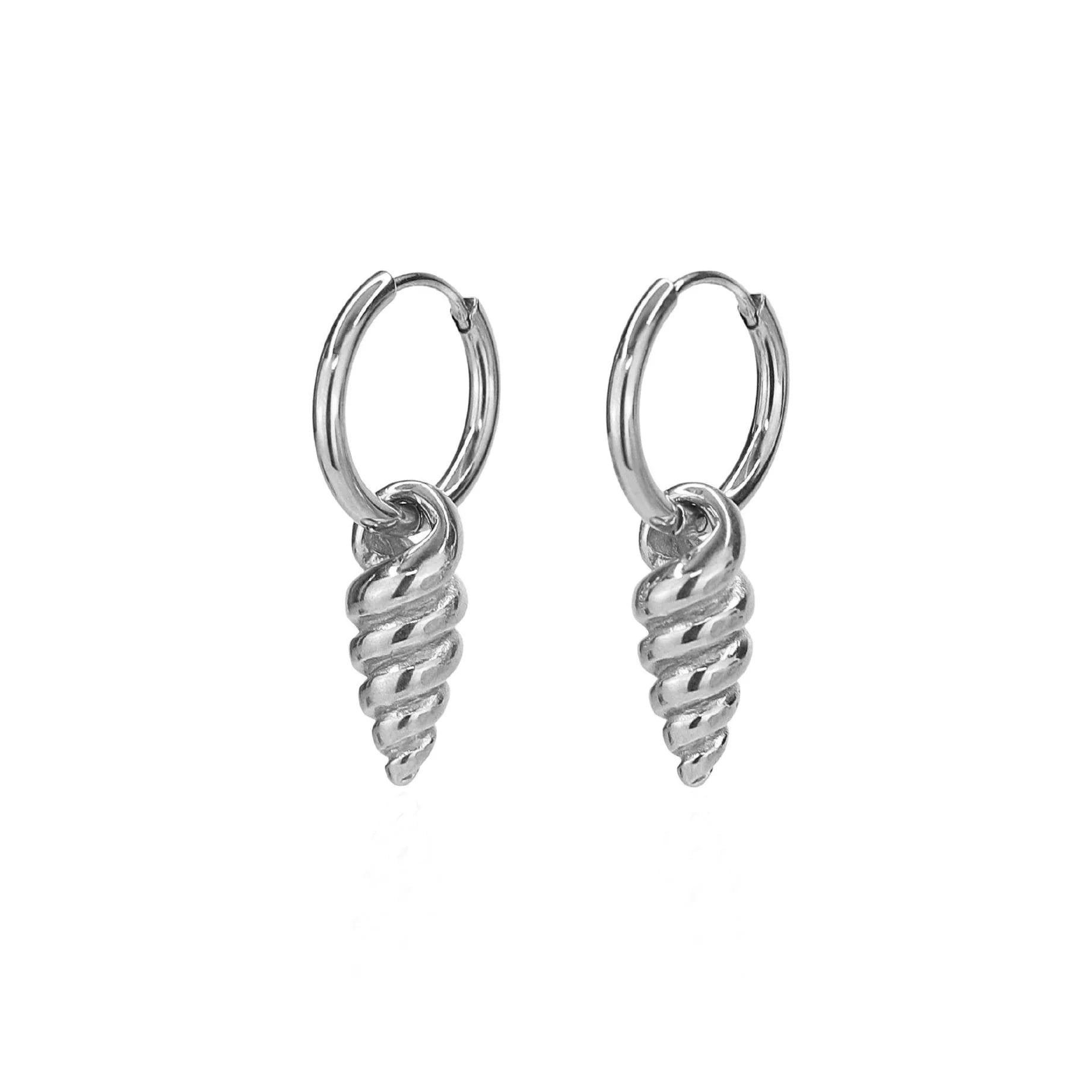 Spiral Shell Hoops