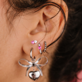 Sweetheart Titanium Hoops - Rose