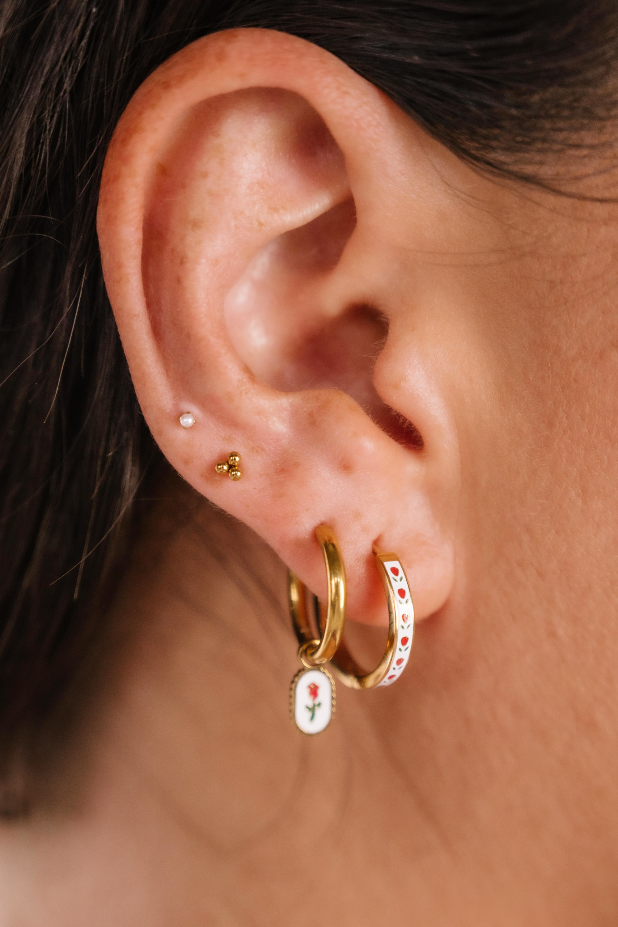 Tri-ball Flat Back Stud