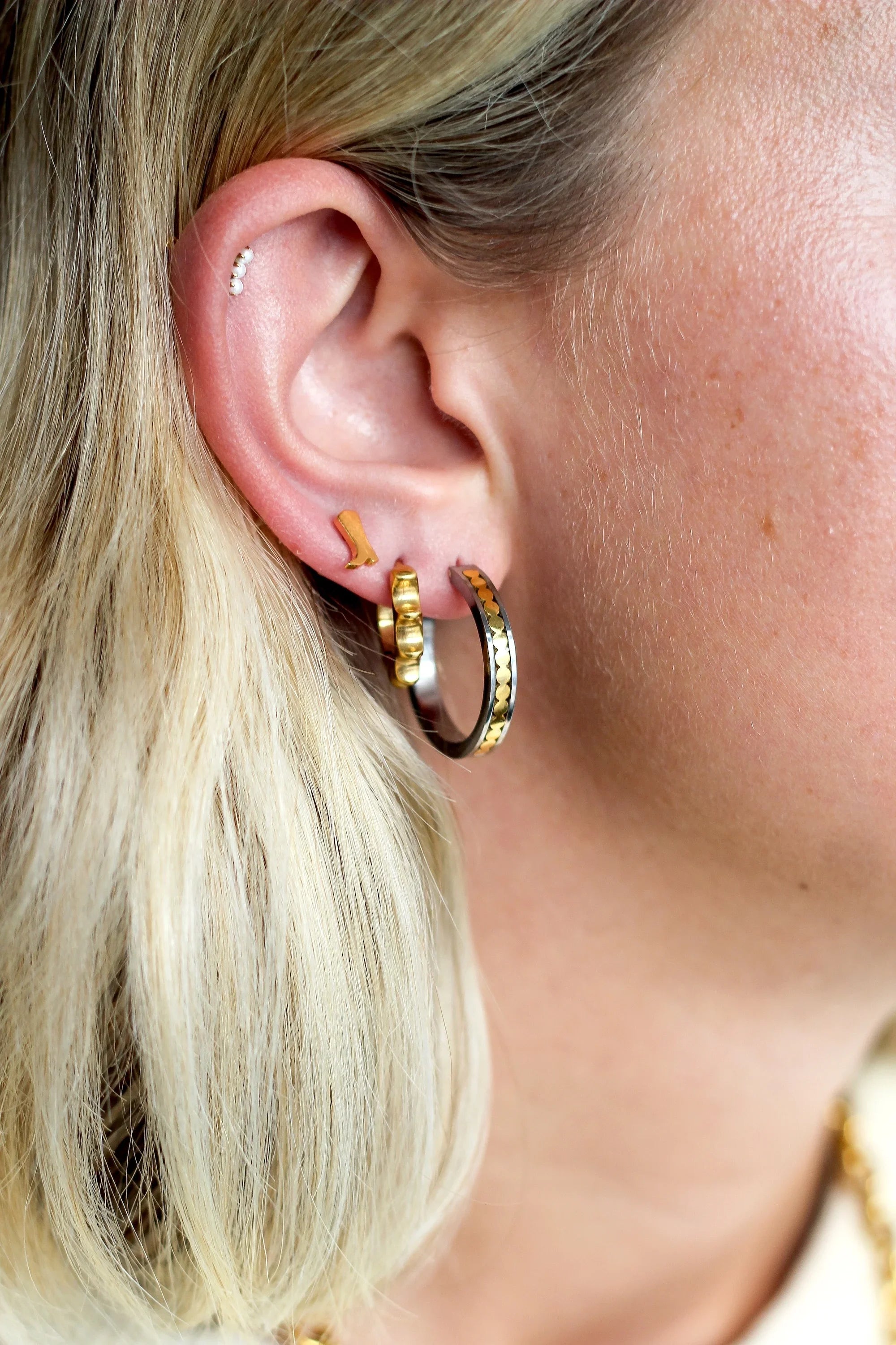 Western Boot Flat Back Stud