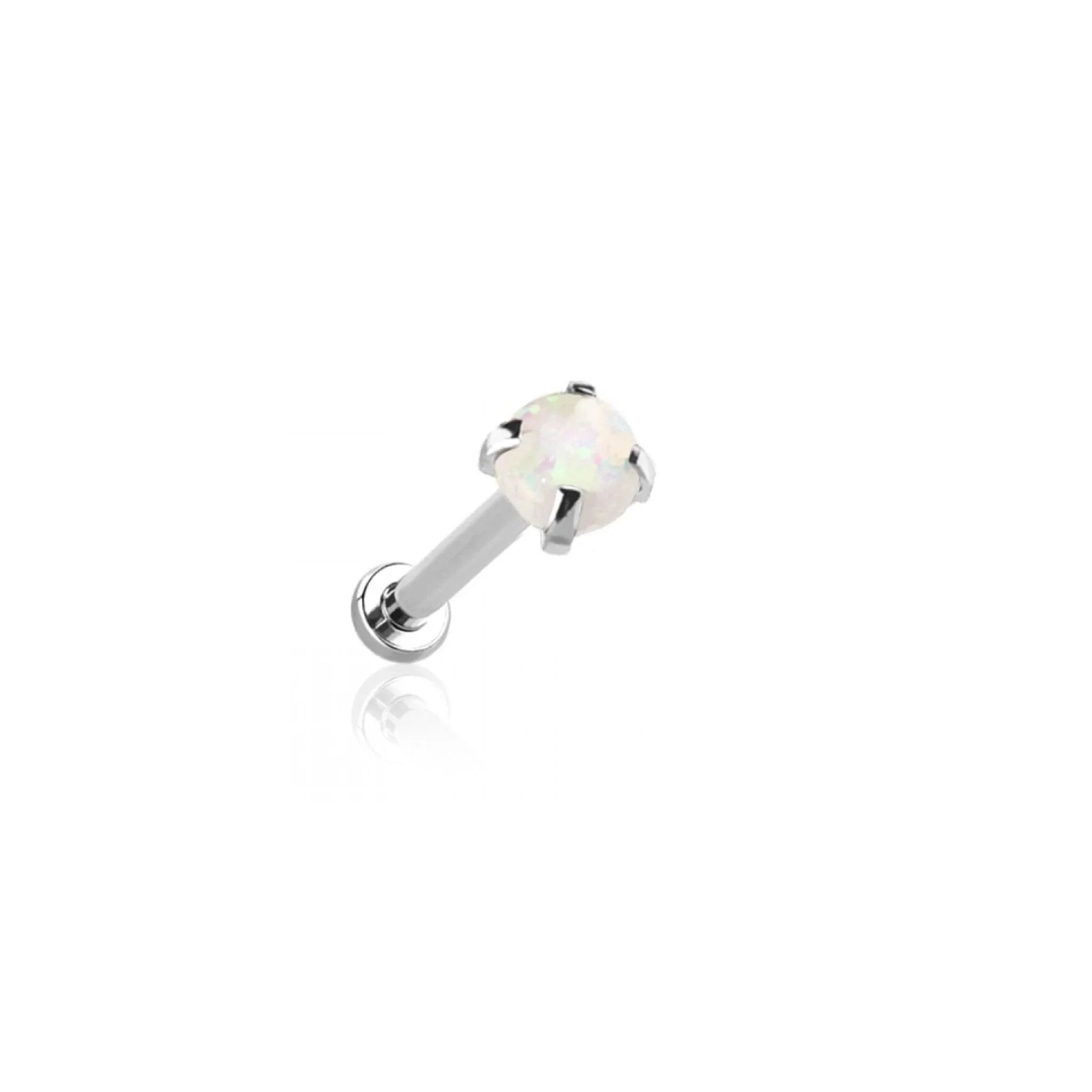 Opal 3mm Flat Back Stud