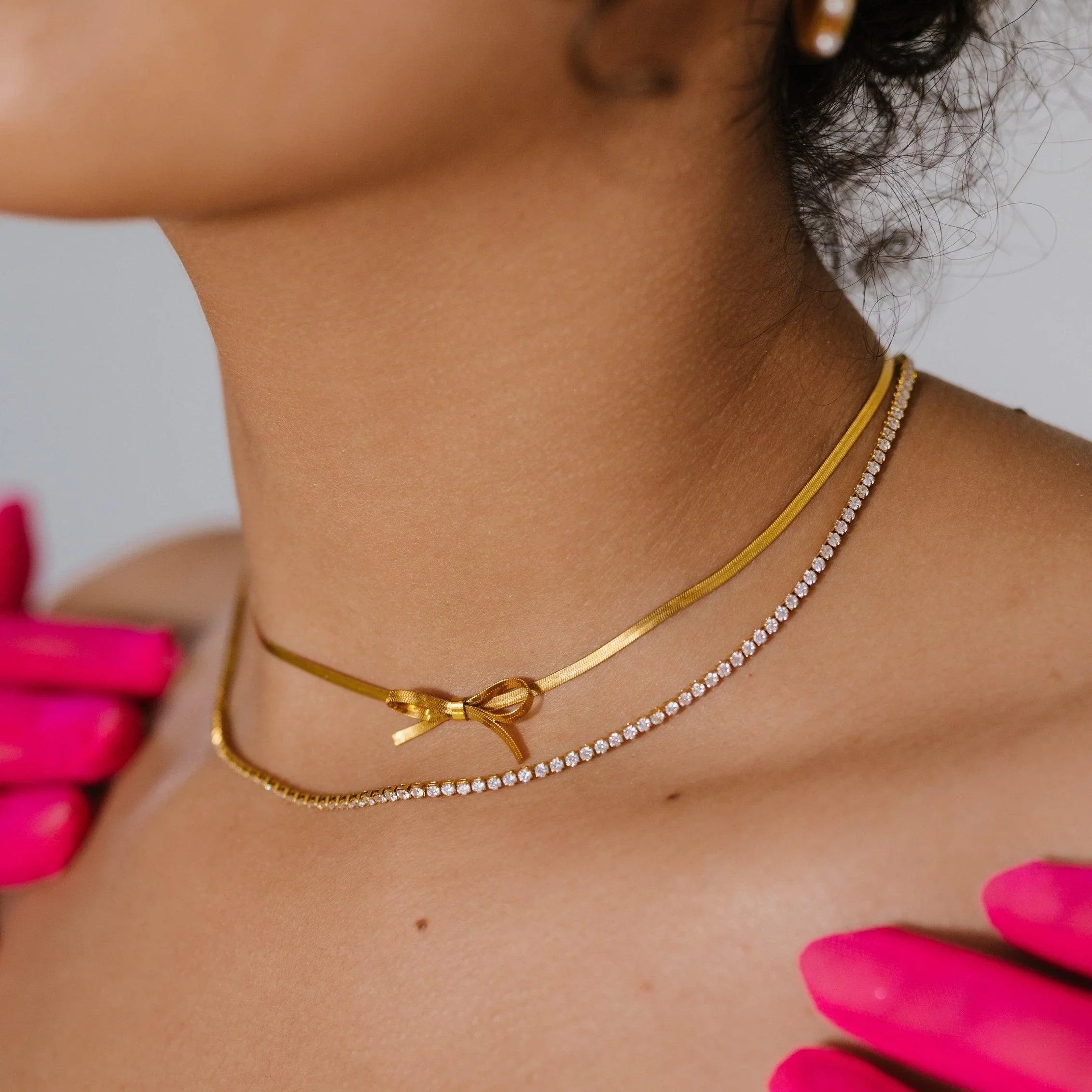 Zirconia Choker Necklace