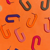 Colorful Acrylic Hoops