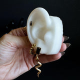 Noir Snake Drop Studs