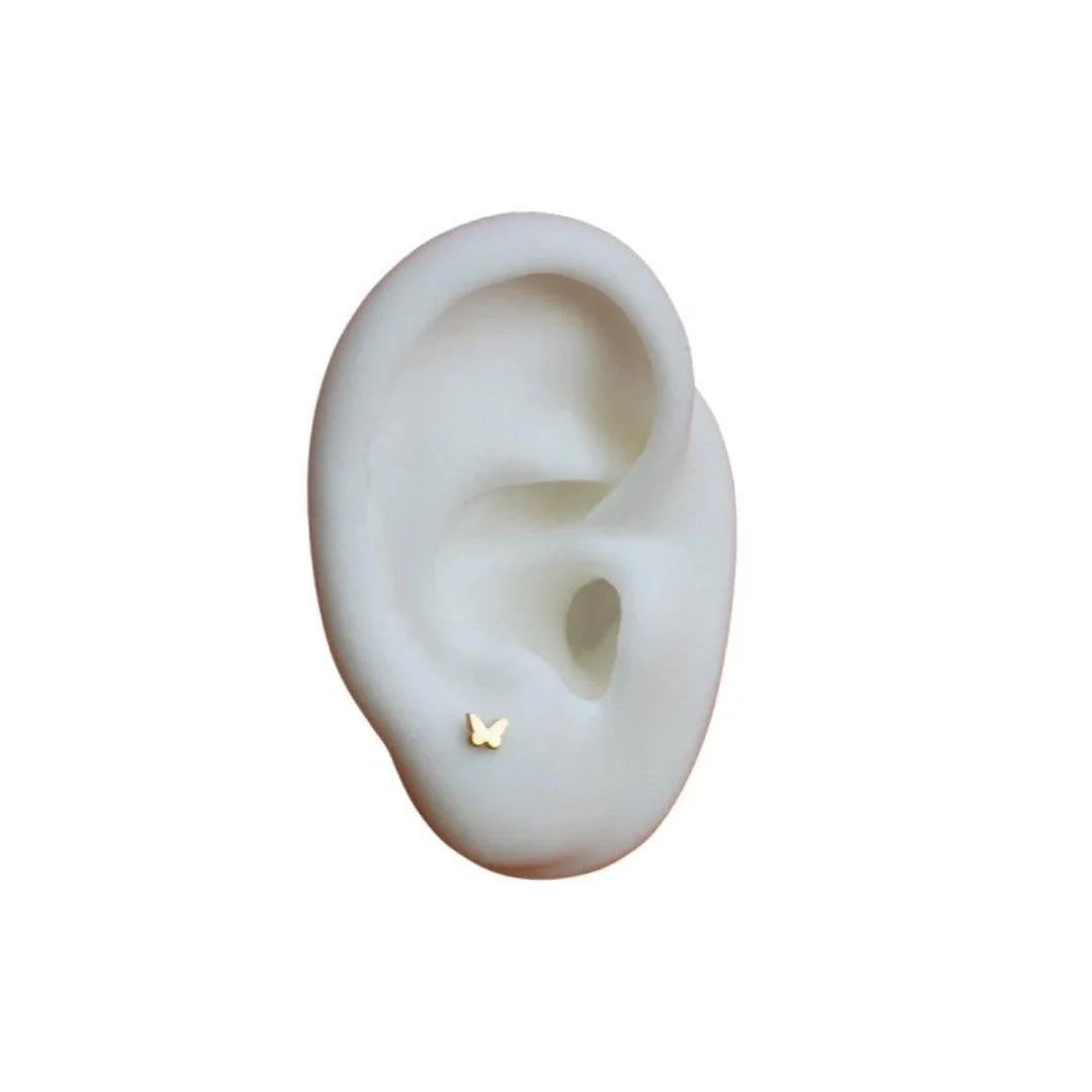 Butterfly Flat Back Stud