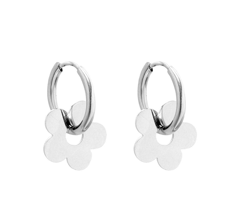 Ring Around the Daisy Hoop Earrings