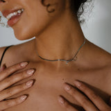 Knotty List Choker Necklace