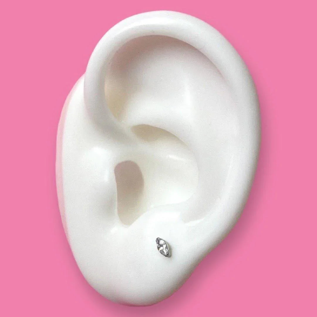 Marquise Flat Back Stud