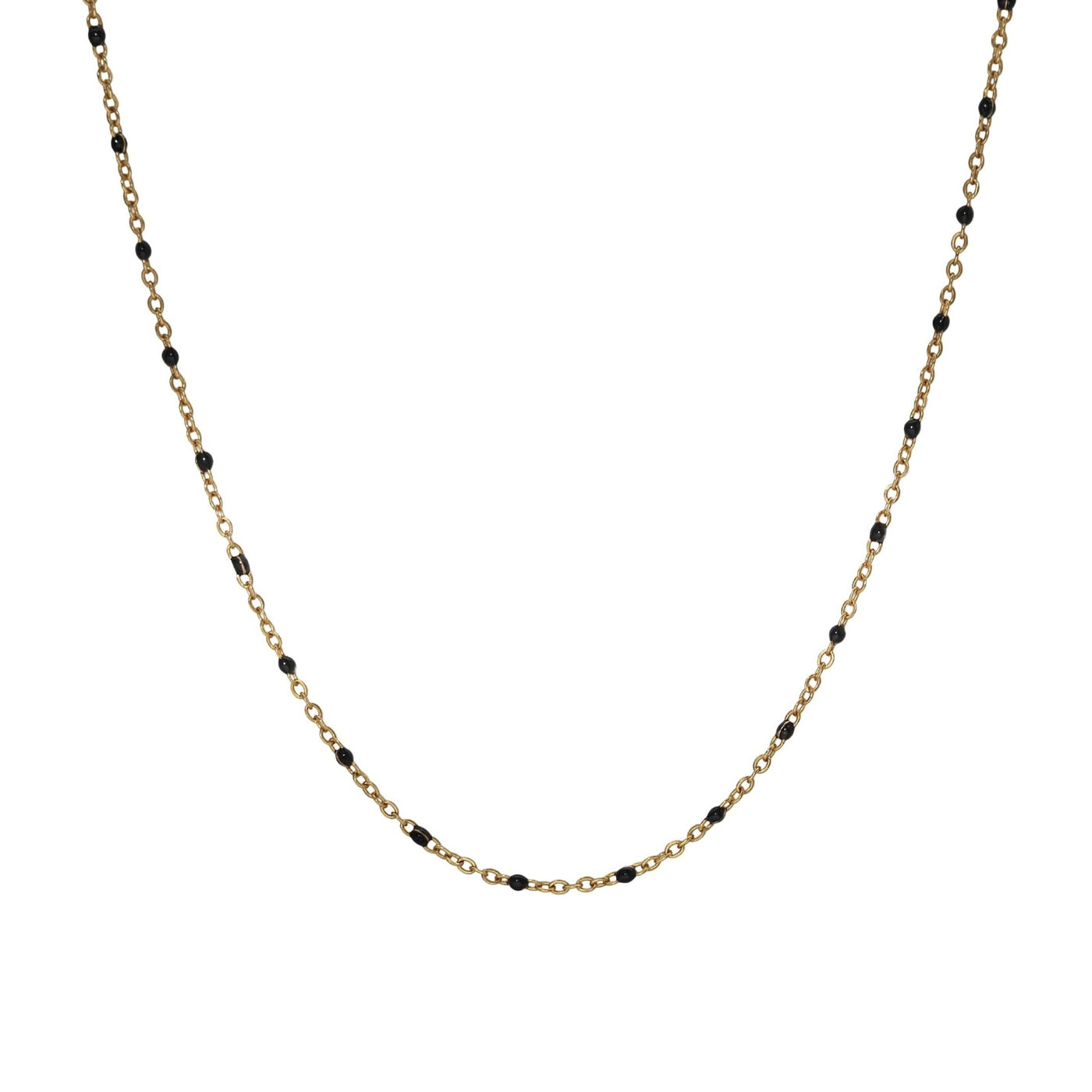 Enamel Dotted Necklace