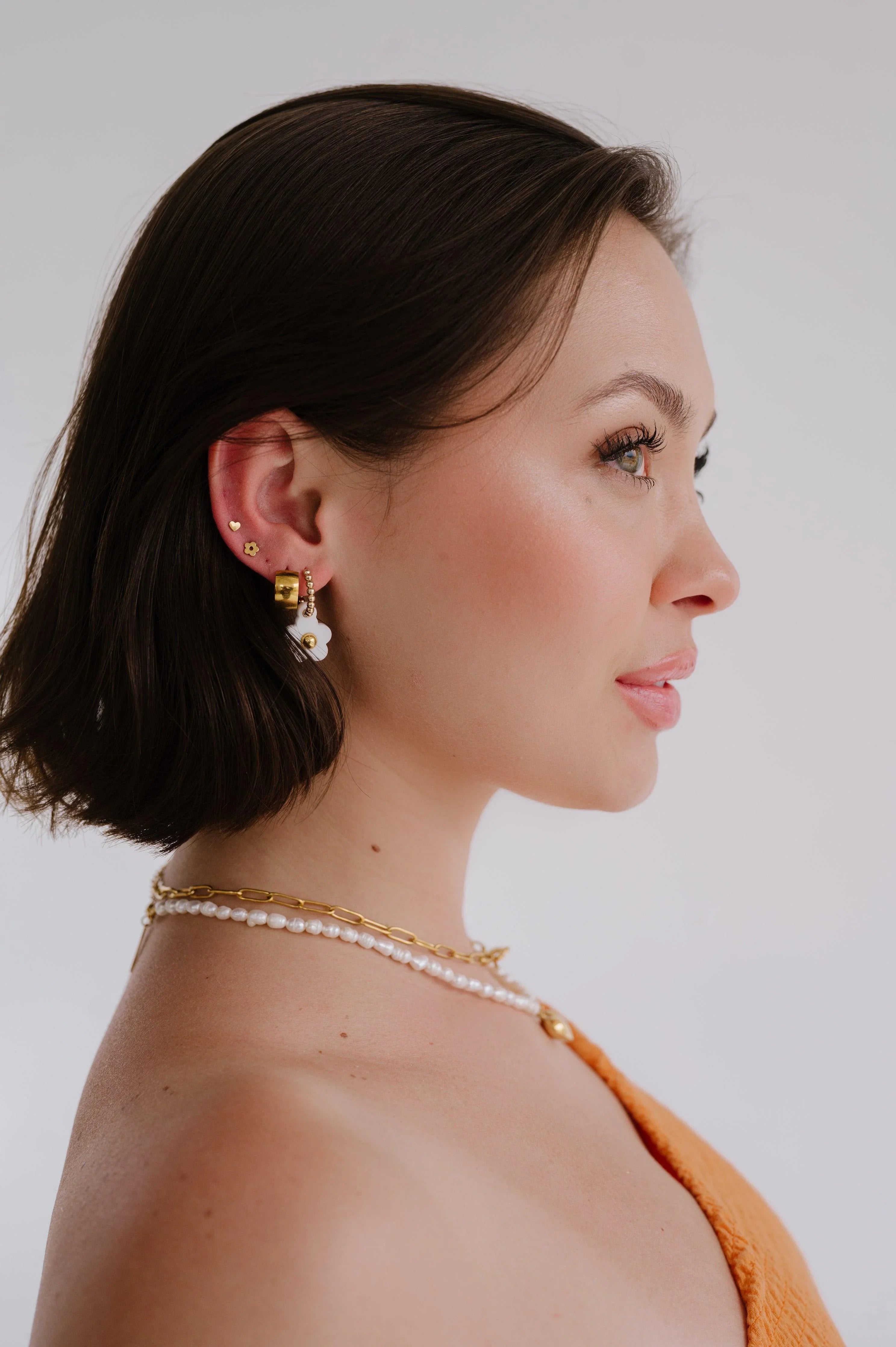 Daisy Flat Back Stud