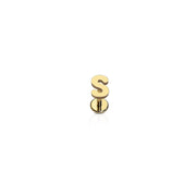 Letter Flat Back Stud