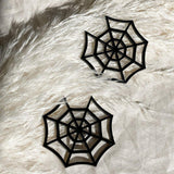 Spiderweb Hoop Earrings
