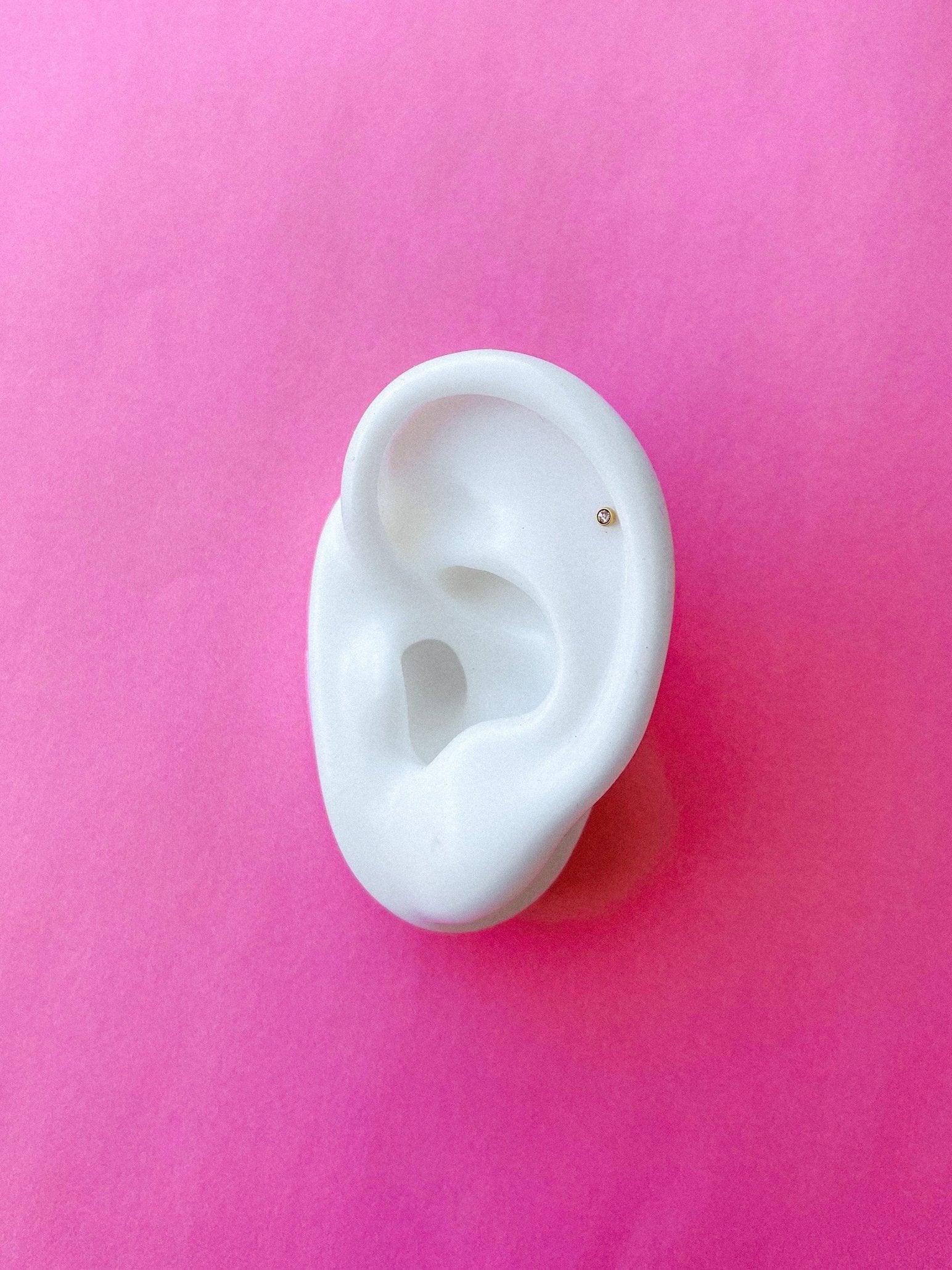 Zirconia Constellation Micro Flat Back Stud