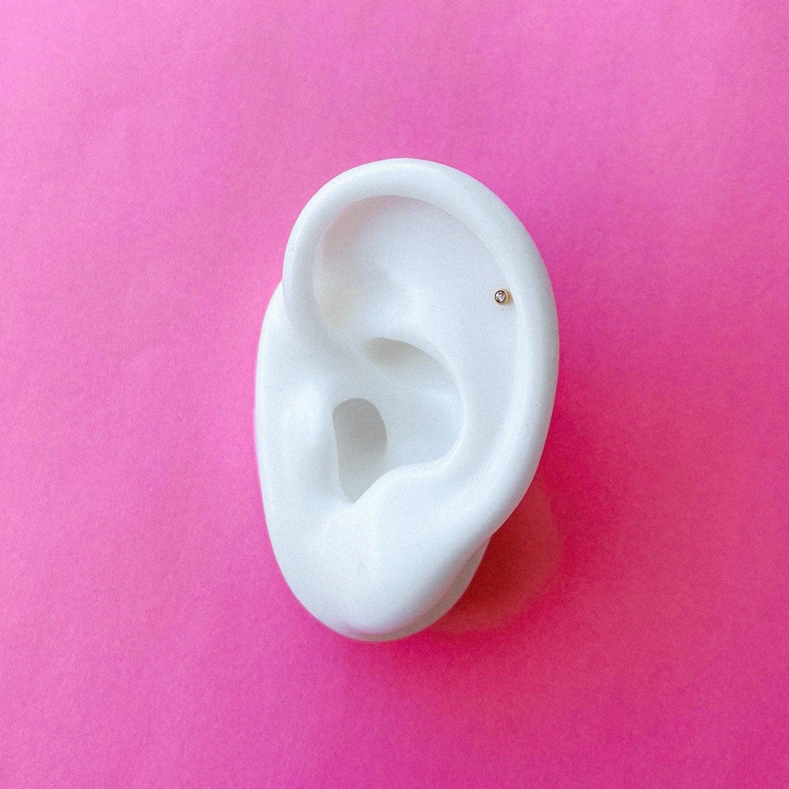 Zirconia Constellation Micro Flat Back Stud