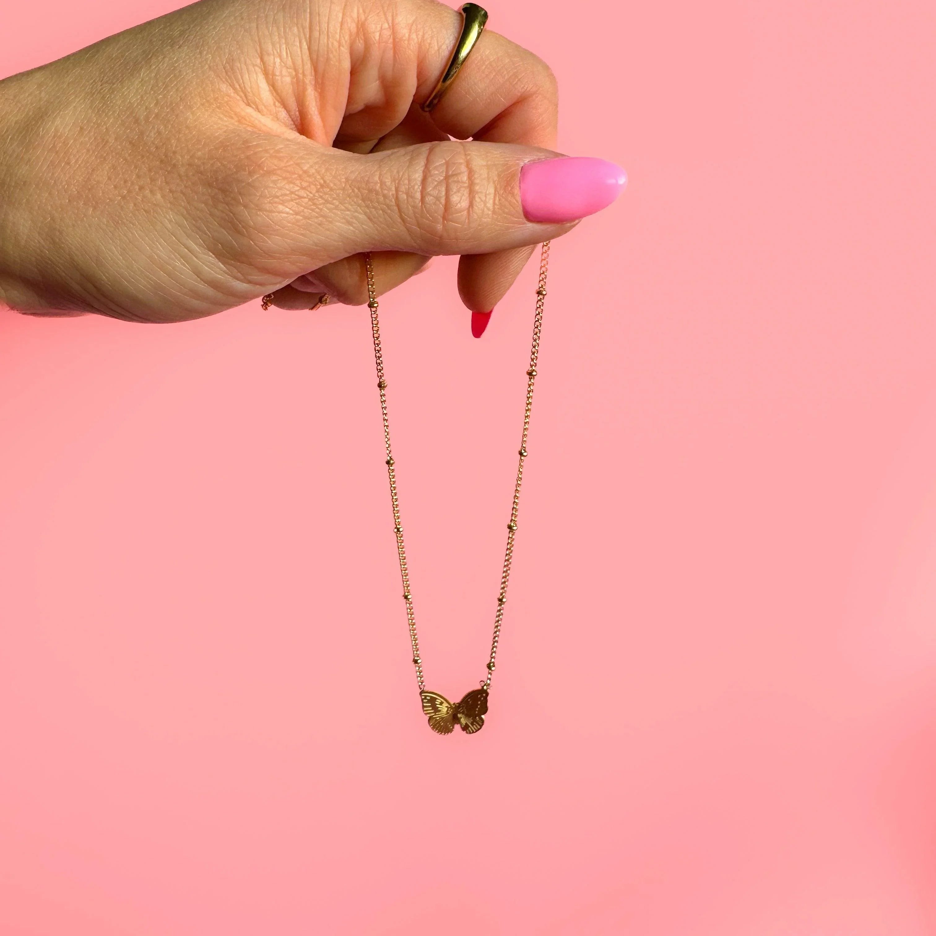 Give Me Butterflies Necklace