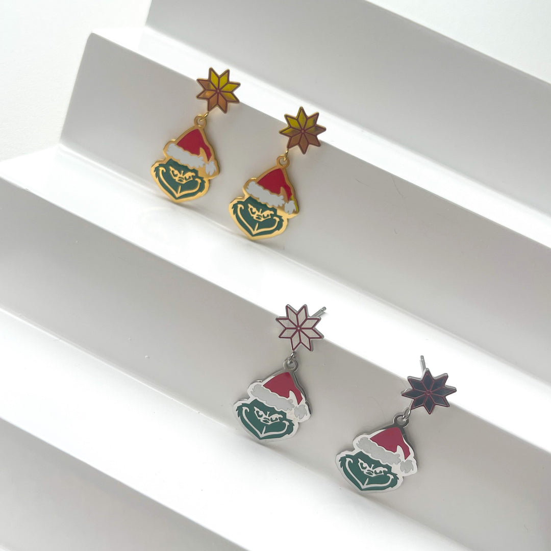 You're A Mean One Butterfly Back Earrings