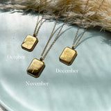 Birth Flower Necklace