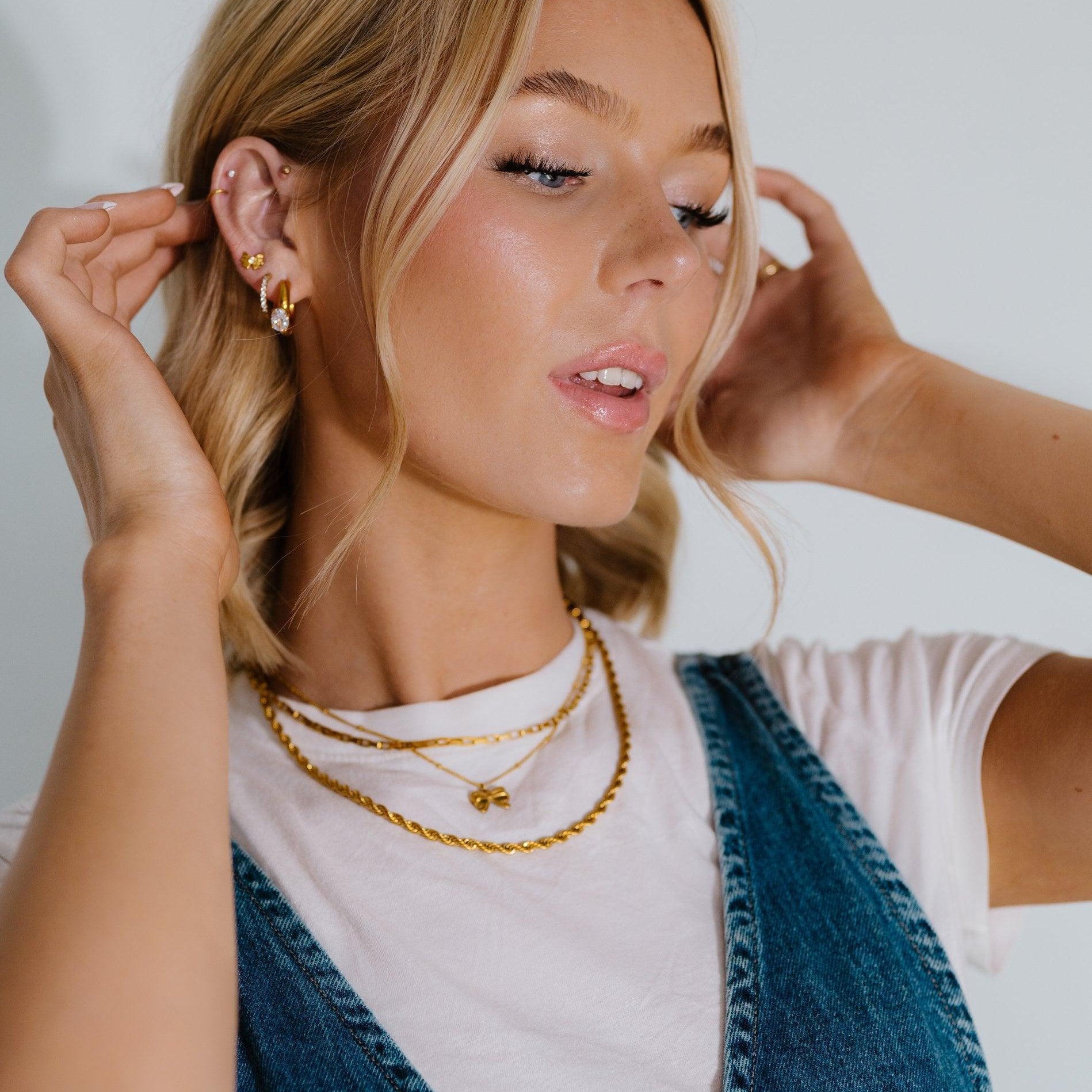Stevie Bow Choker Necklace