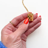 Checker Necklace