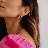 Colorful Acrylic Hoops