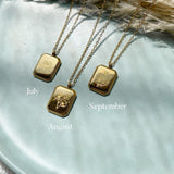 Birth Flower Necklace