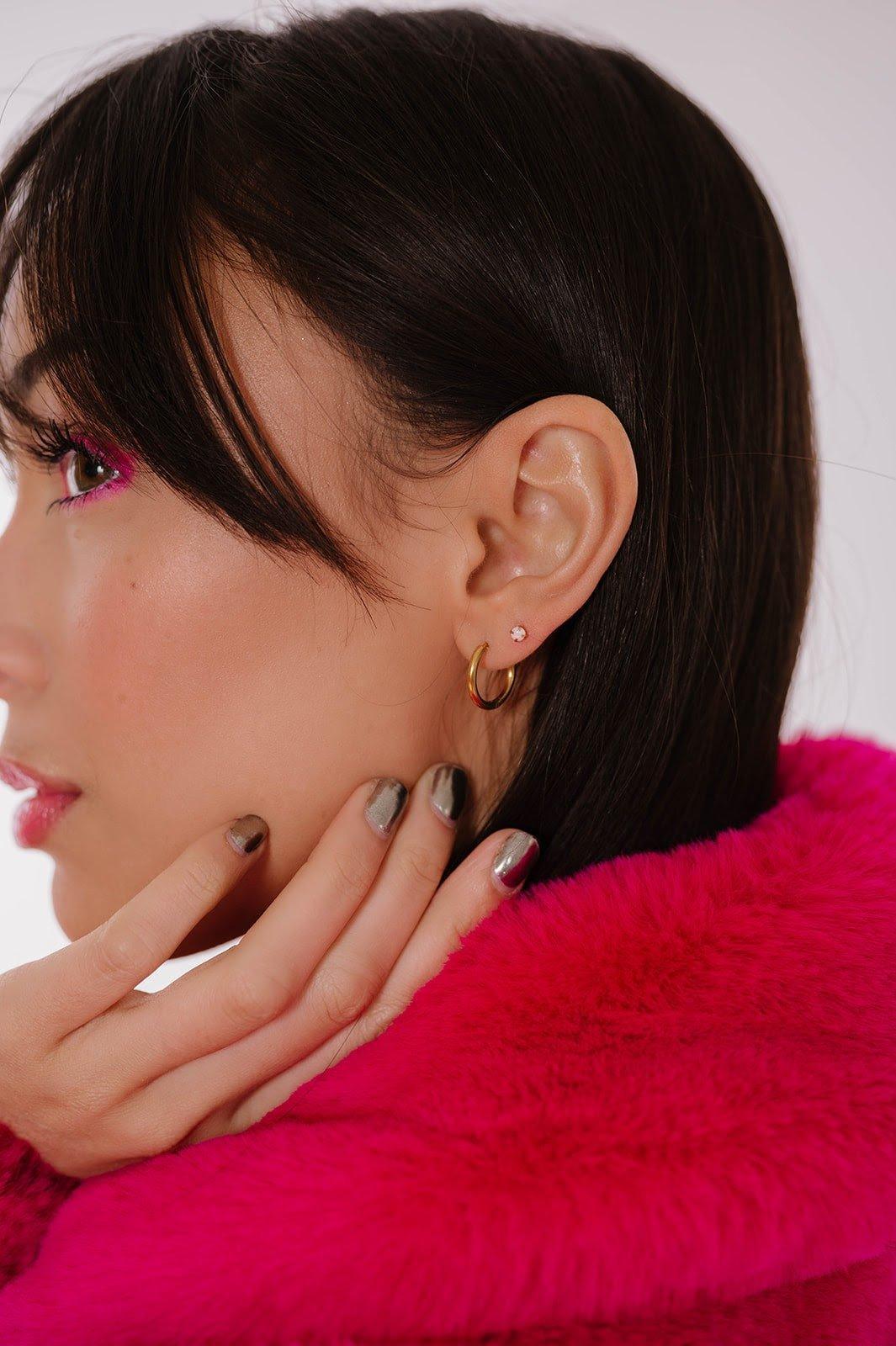 Opal 3mm Flat Back Stud