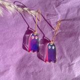 Iridescent Ghost Earrings