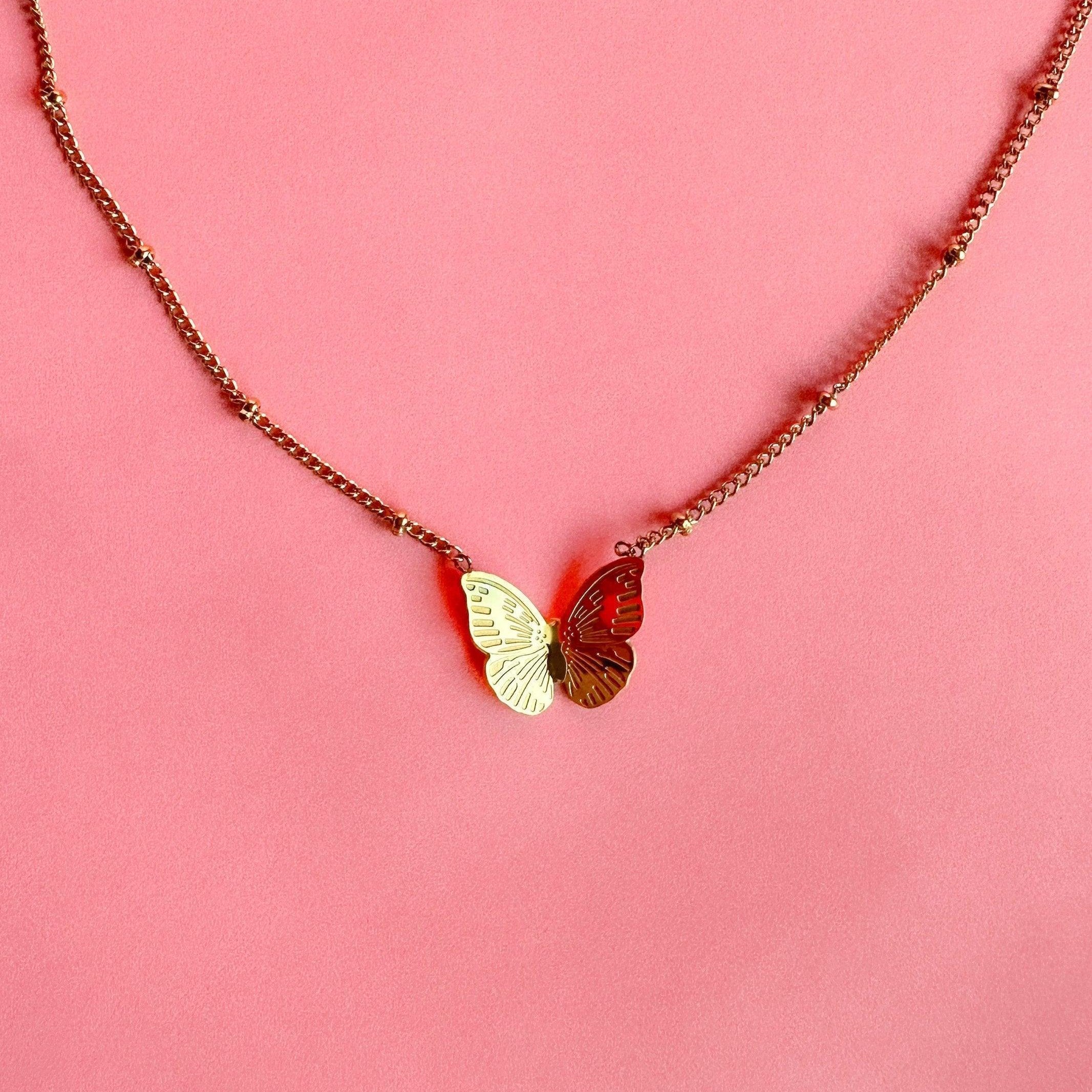 Give Me Butterflies Necklace
