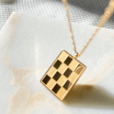 Checker Necklace