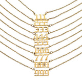 Angel Numbers Necklace