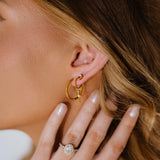 Dagger Clicker Hoop Charm