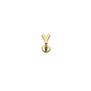 Letter Flat Back Stud