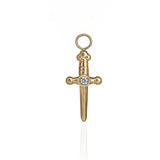 Dagger Clicker Hoop Charm