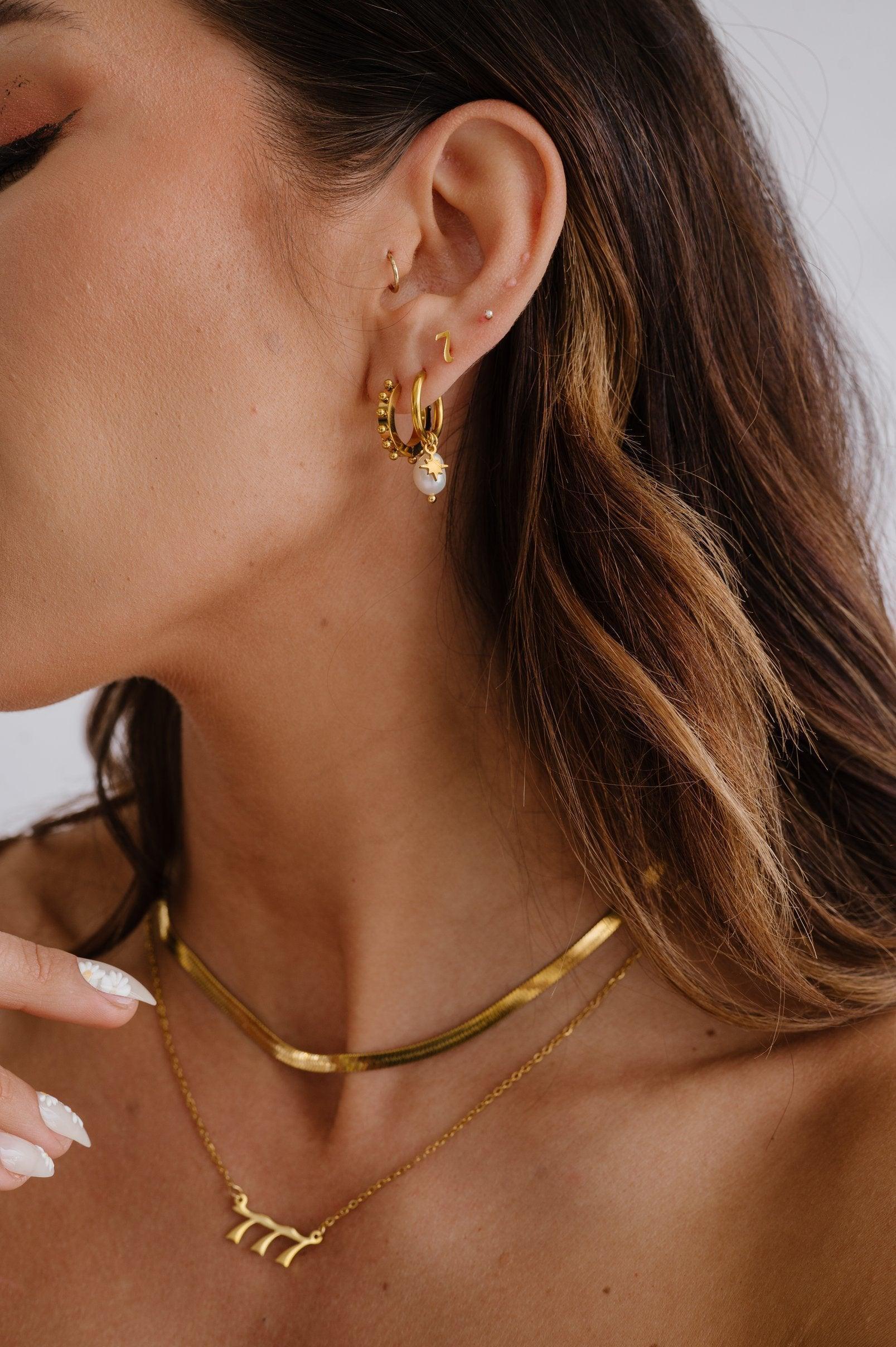 Mini Pearl Flat Back Stud