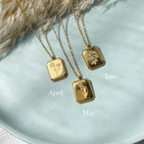 Birth Flower Necklace