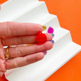 Smiley Face Hoop Charms