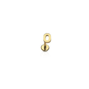 Letter Flat Back Stud