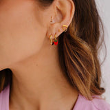 Fruit Charm Hoops