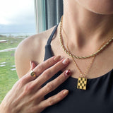 Checker Necklace