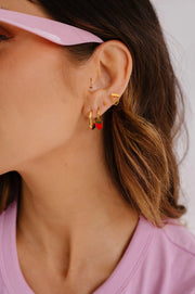 Dual Chain Flat Back Stud